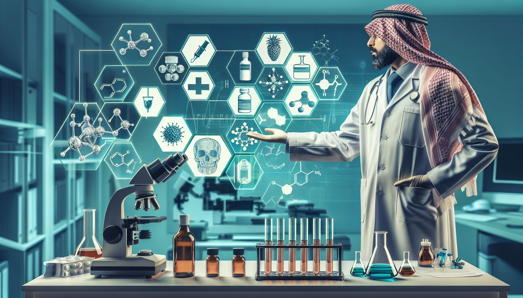 Image illustrating potency enhancers: capsules, healthy lifestyle icons, and medical consultation depicting improved male vitality